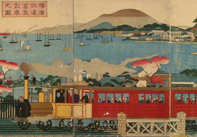 япония старинный поезд
