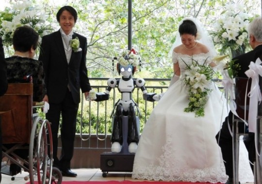 I-Fairy свадьба с роботом